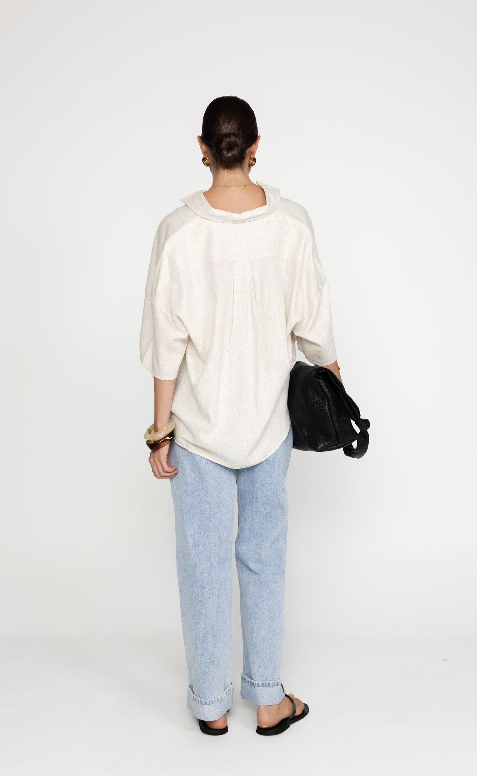 Bec Shirt (Oatmeal)