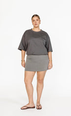 Luca Oversized Tee (Slate)