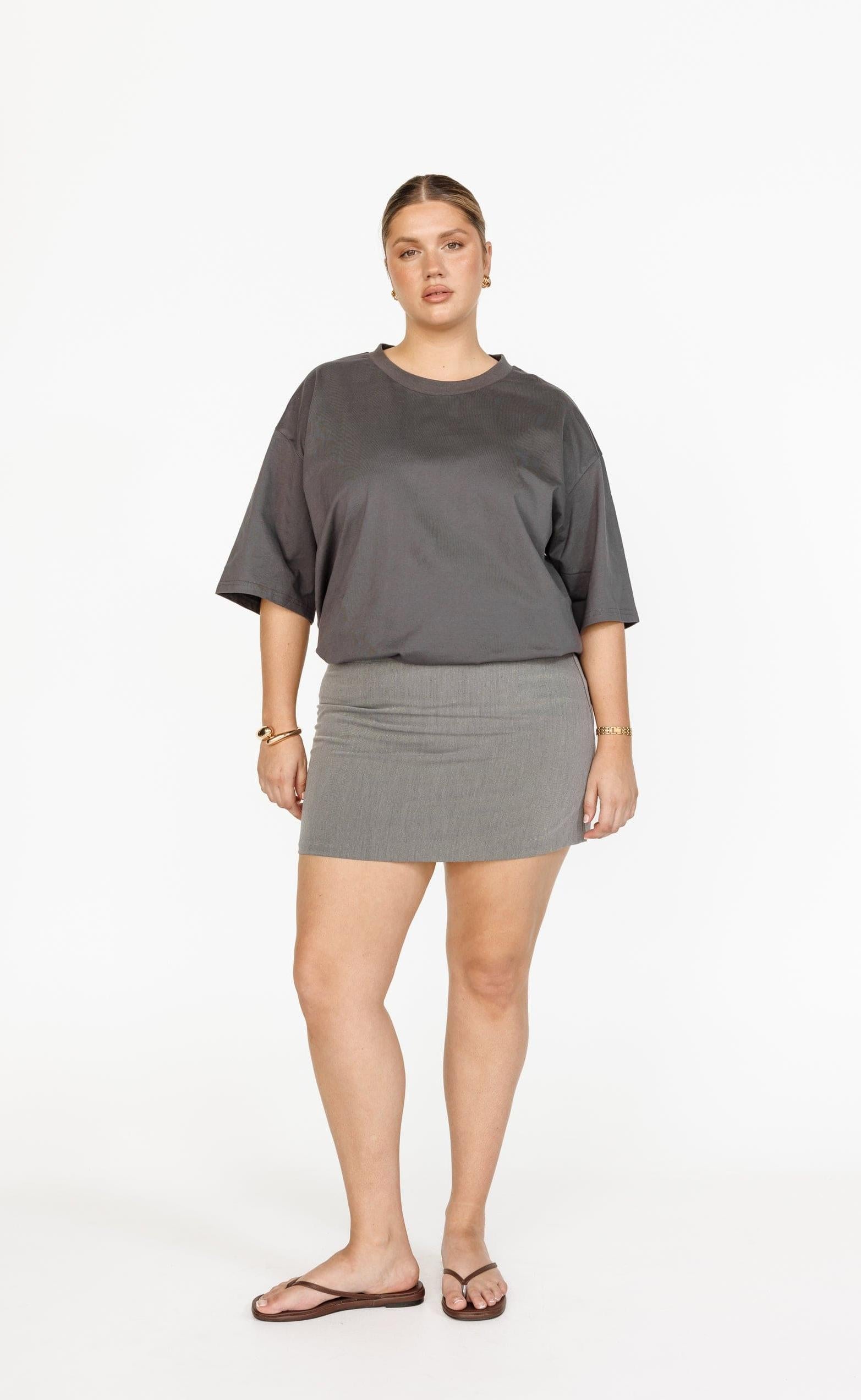 Luca Oversized Tee (Slate)