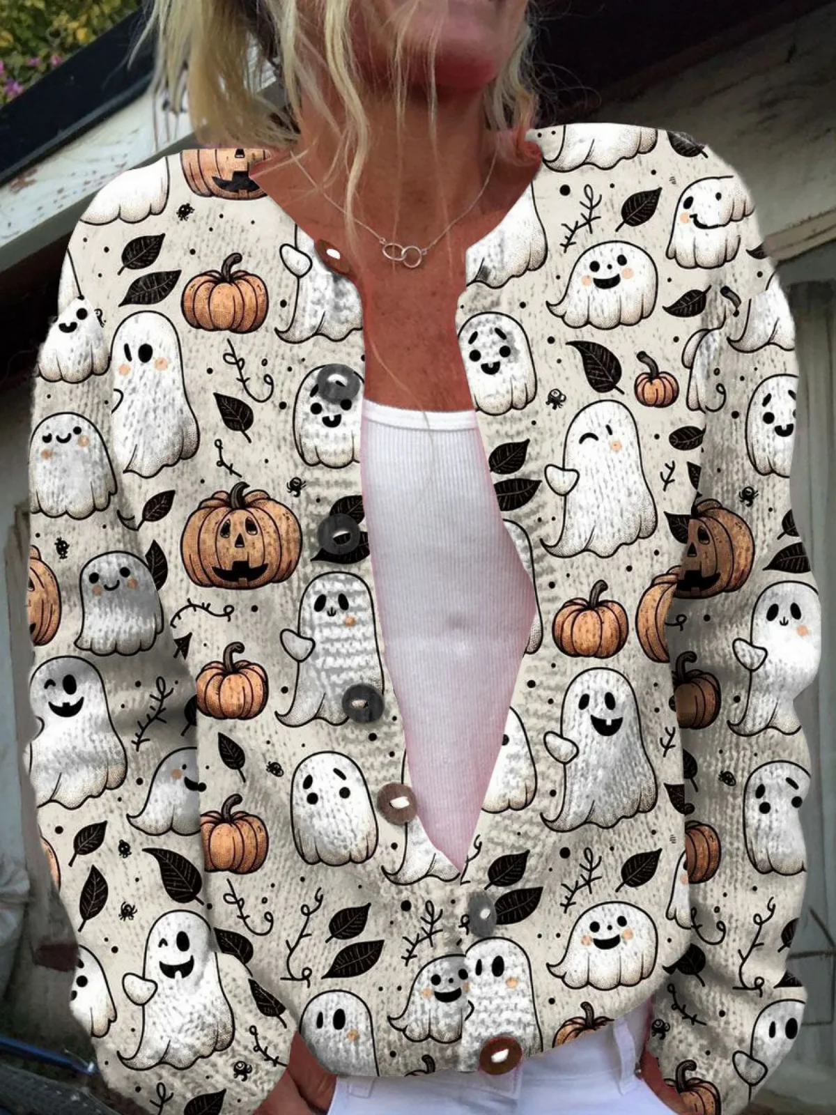 Funny Ghost Halloween Sweater