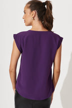 Rejina Top In Purple