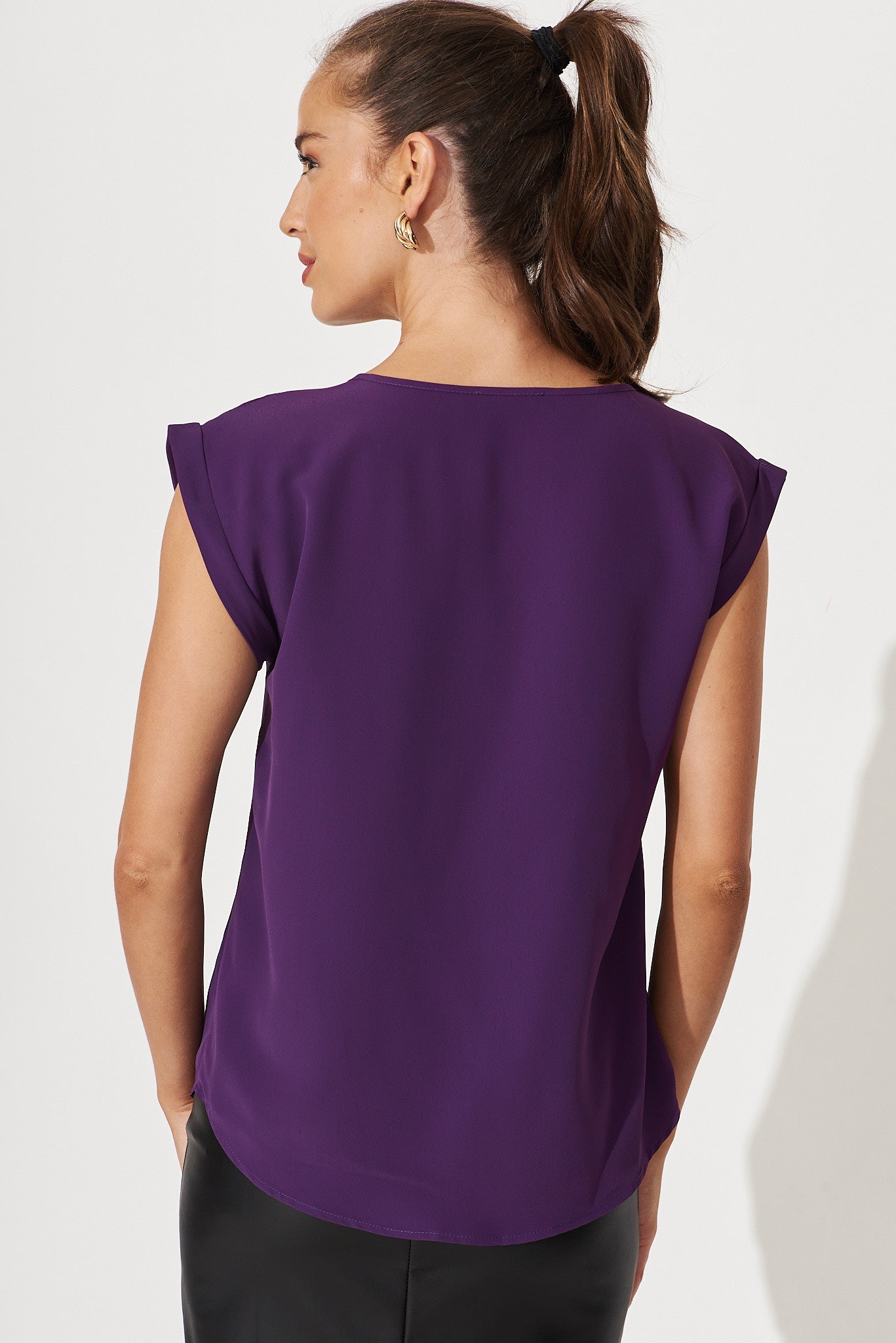 Rejina Top In Purple