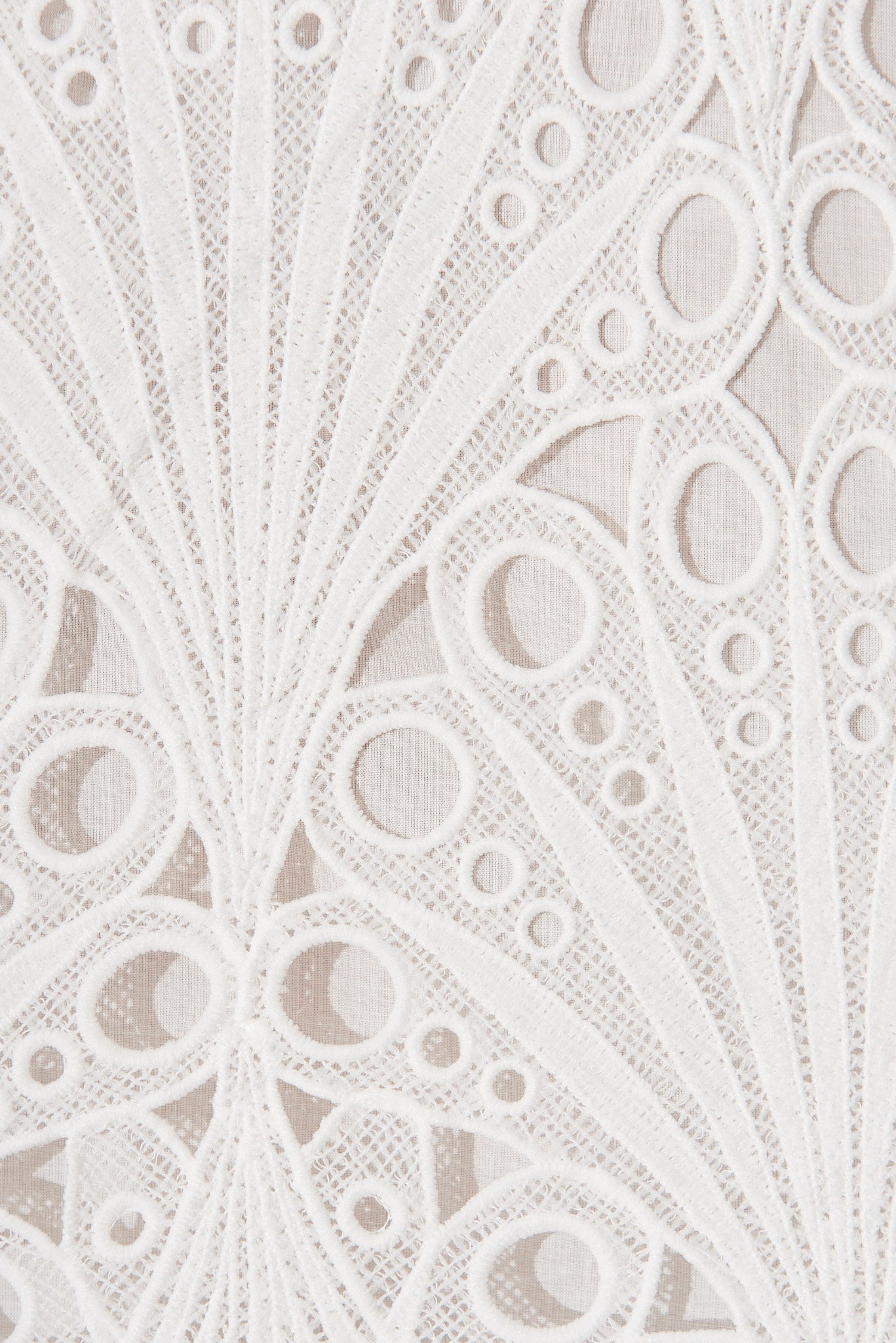 Bel Air Top In White Lace
