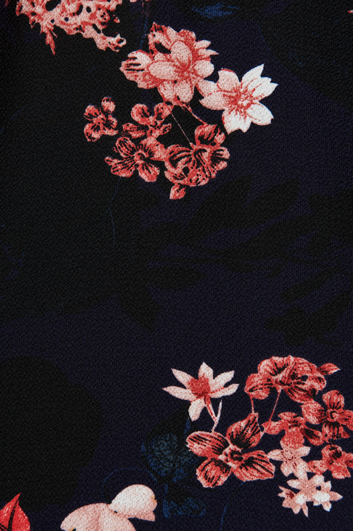 Viviani Zip Top In Navy With Pink And Blush Floral