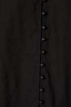 Cascades Top in Black Linen Blend