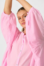 Riva Top in Pink Cotton