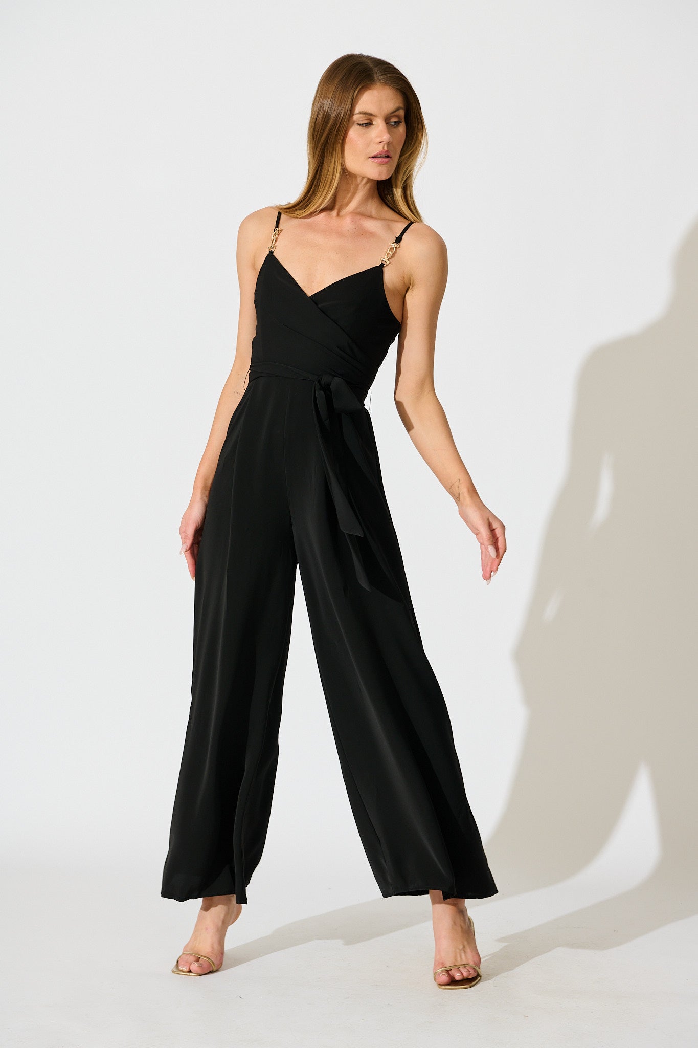 Lilwen Maxi Jumpsuit in Black