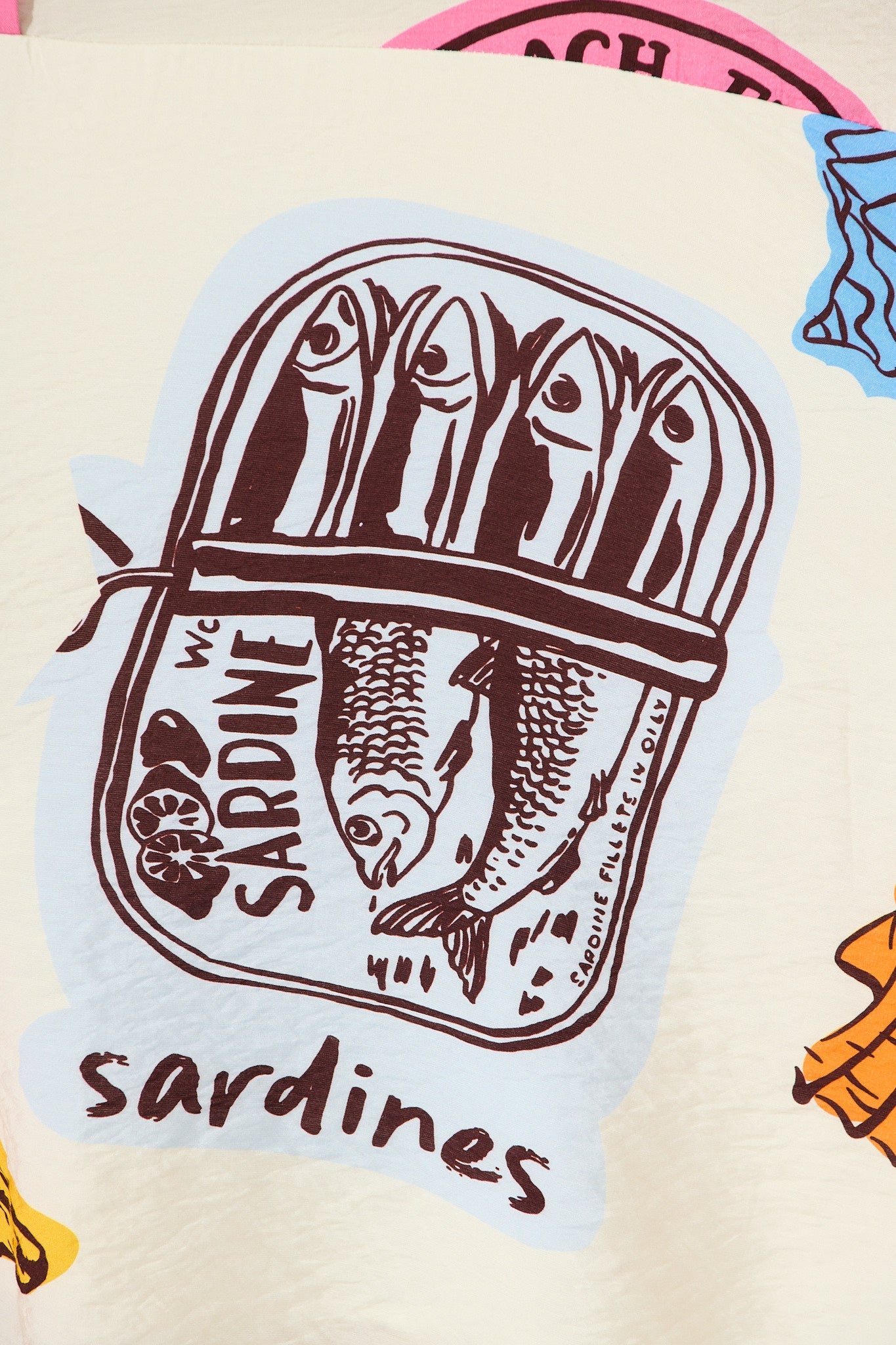 Aluna Playsuit in White with Pink and Multi Print