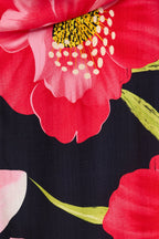 Calliope Jumpsuit in Navy with Pink Floral