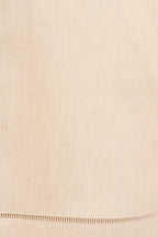 Elspeth Dress in Beige Linen