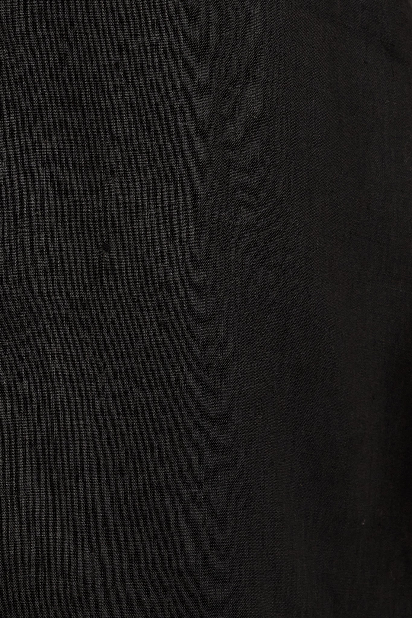 Elspeth Dress in Black Linen