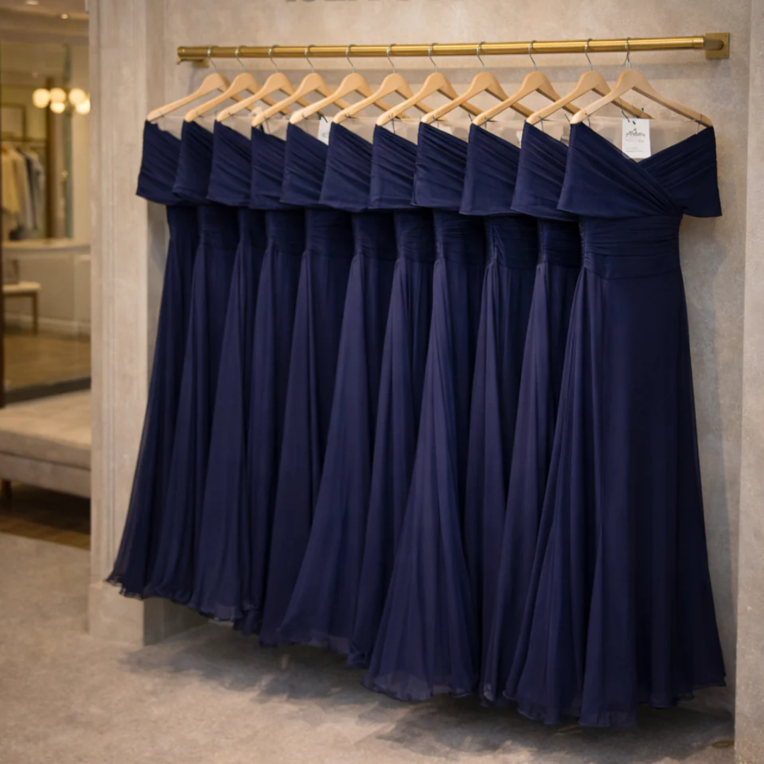 Camille - Navy Maxi Dress
