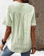 Sienna – Soft Striped Blouse