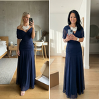 Camille - Navy Maxi Dress