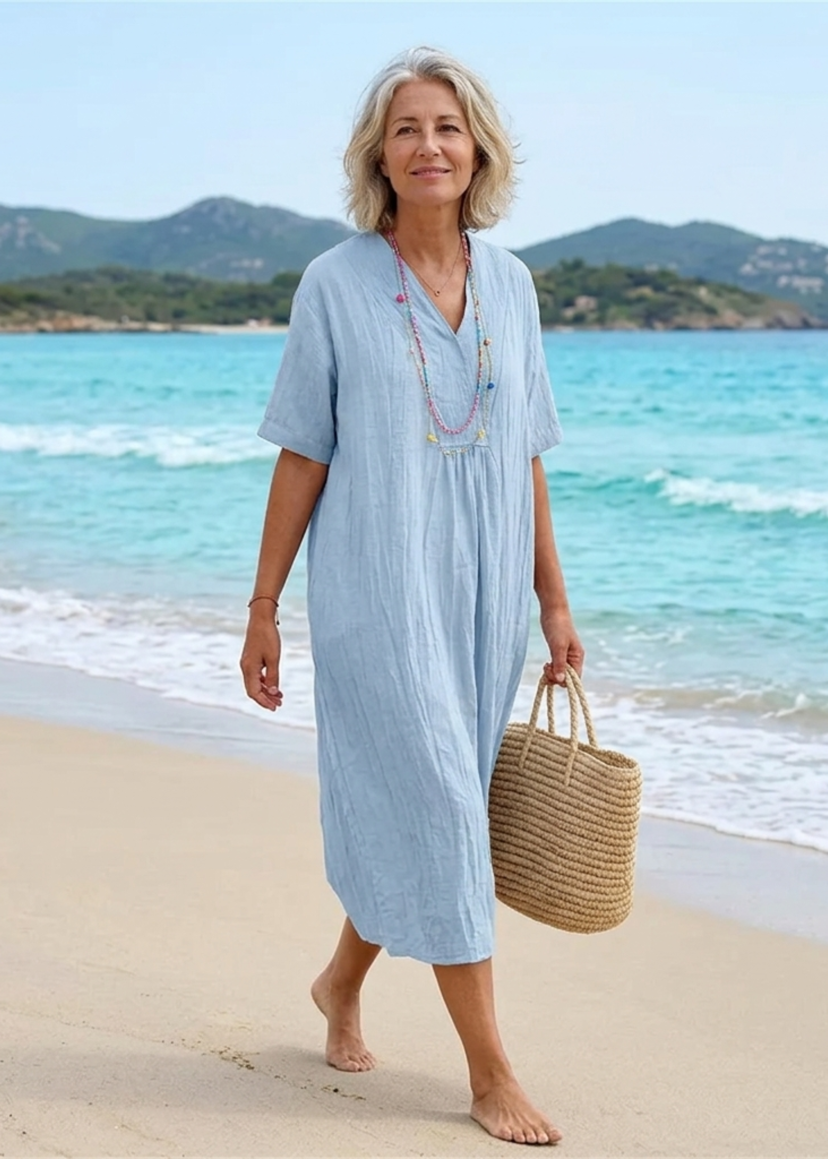Silvana™ | Relaxed Textured Maxi Dress