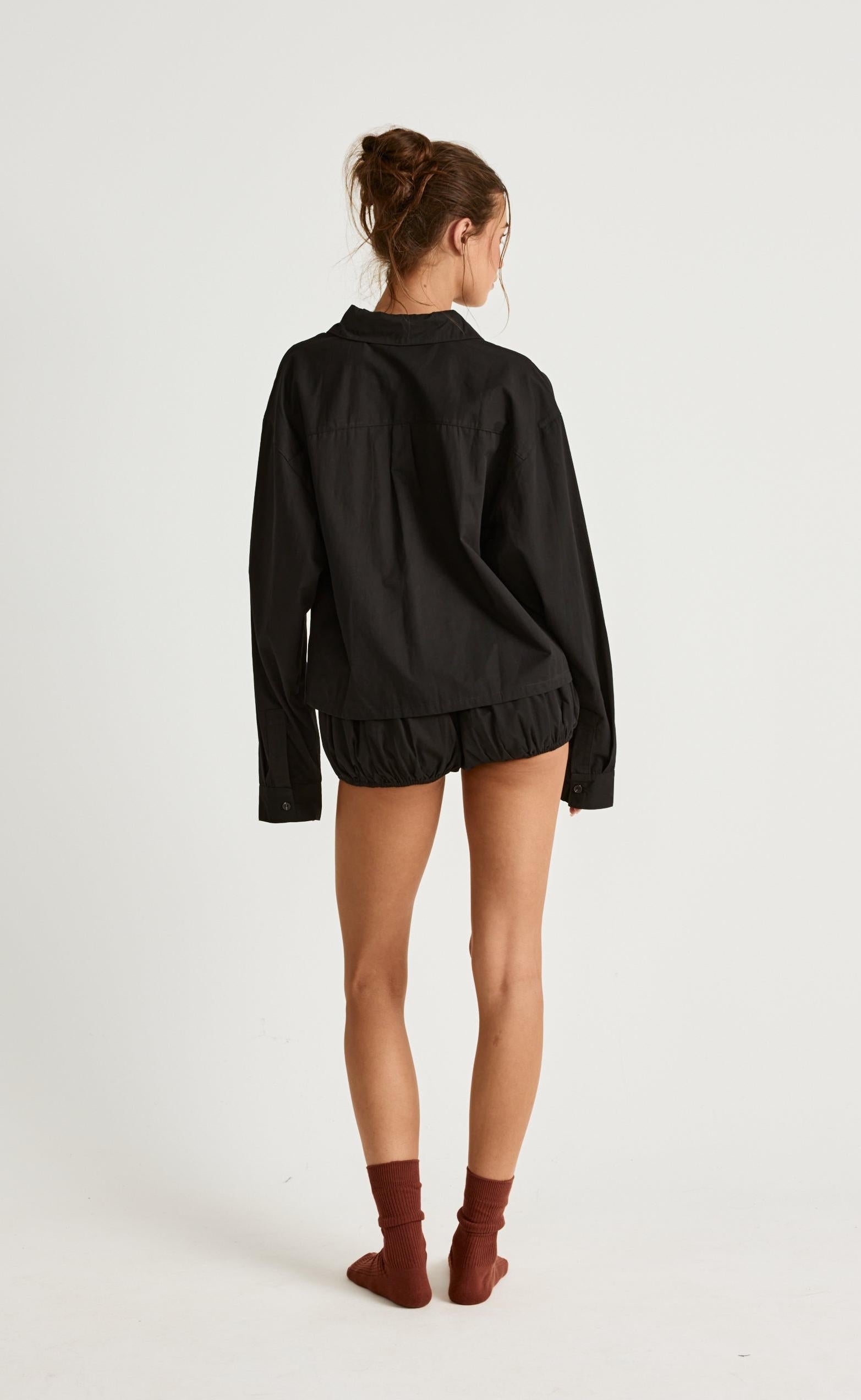 Marly Long Sleeve Shirt (Black)