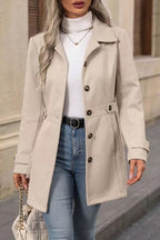 Elara™ | Timeless Belted Coat