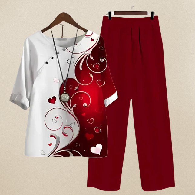 Lilou - Comfortable and Chic Shirt and Pants Set