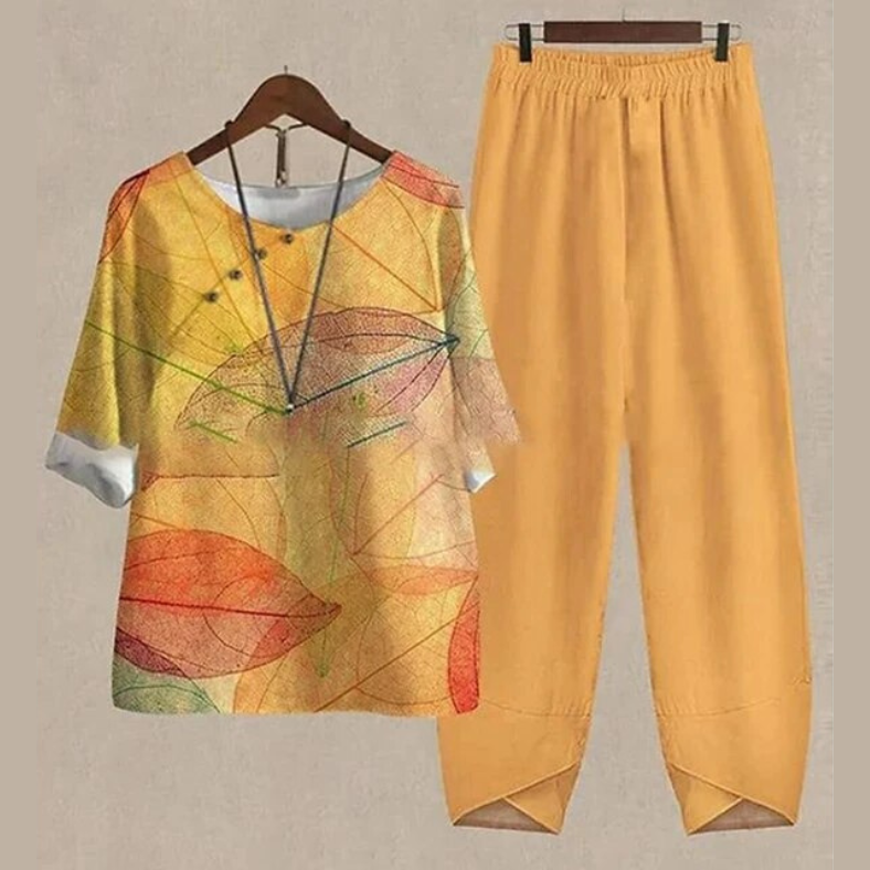Lilou - Comfortable and Chic Shirt and Pants Set