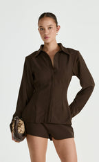 Mariella Top (Chocolate)