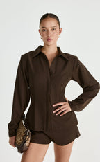 Mariella Top (Chocolate)