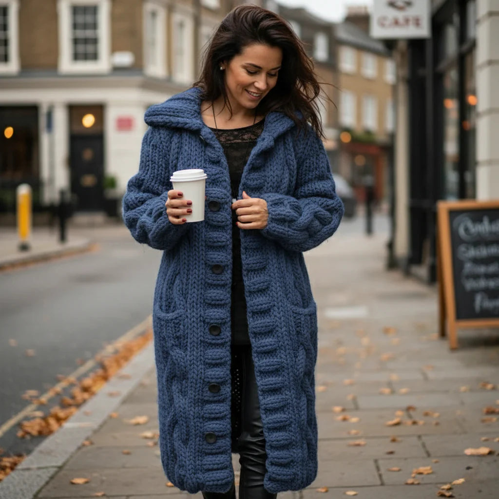 Karina | Elegant Cosy Cable-Knit Sweater