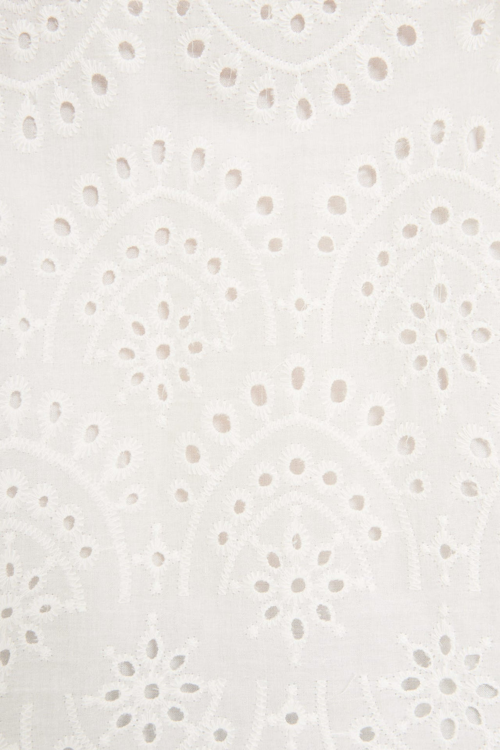 Donia Top In White Embroidery