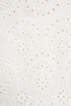 Donia Top In White Embroidery