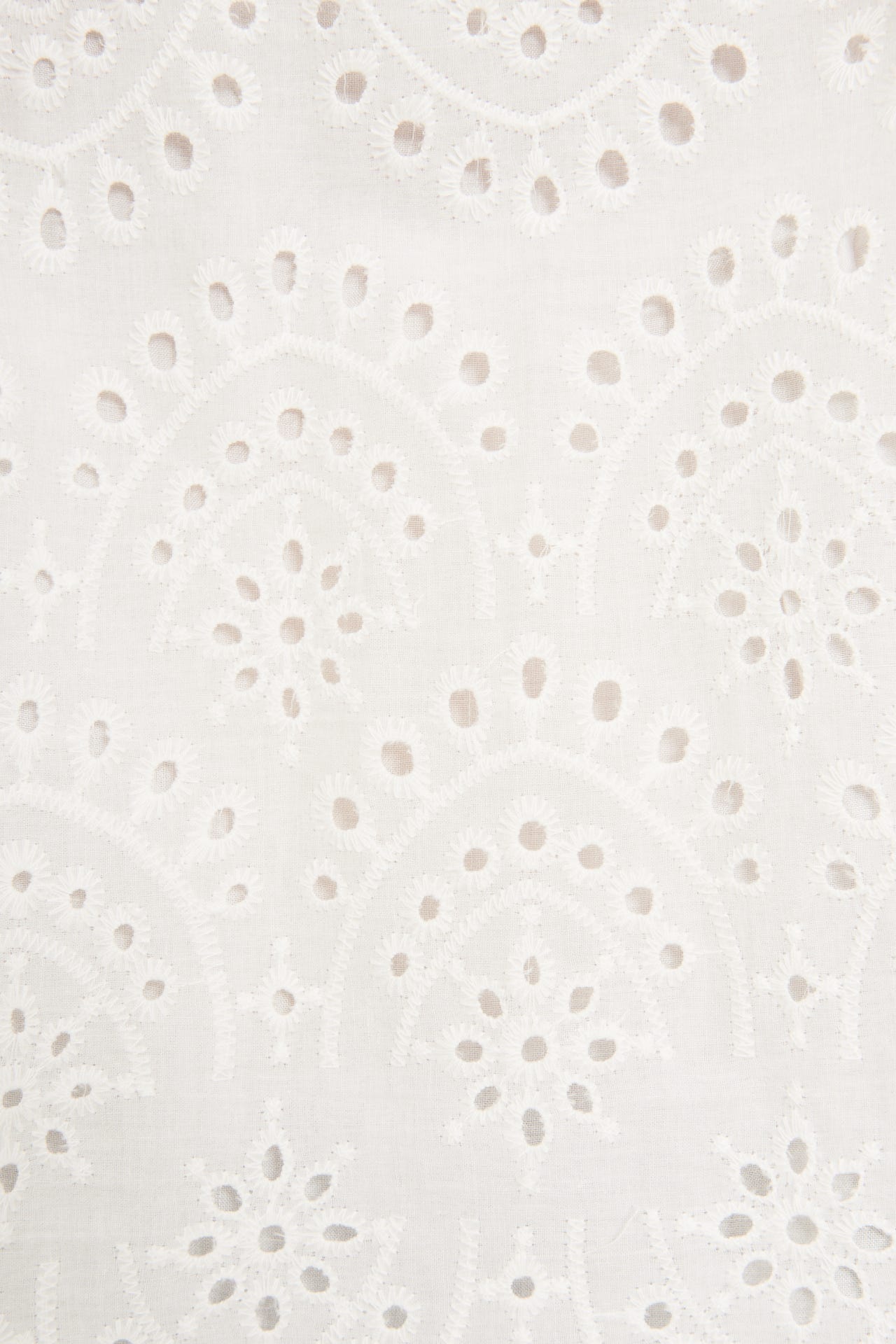Donia Top In White Embroidery