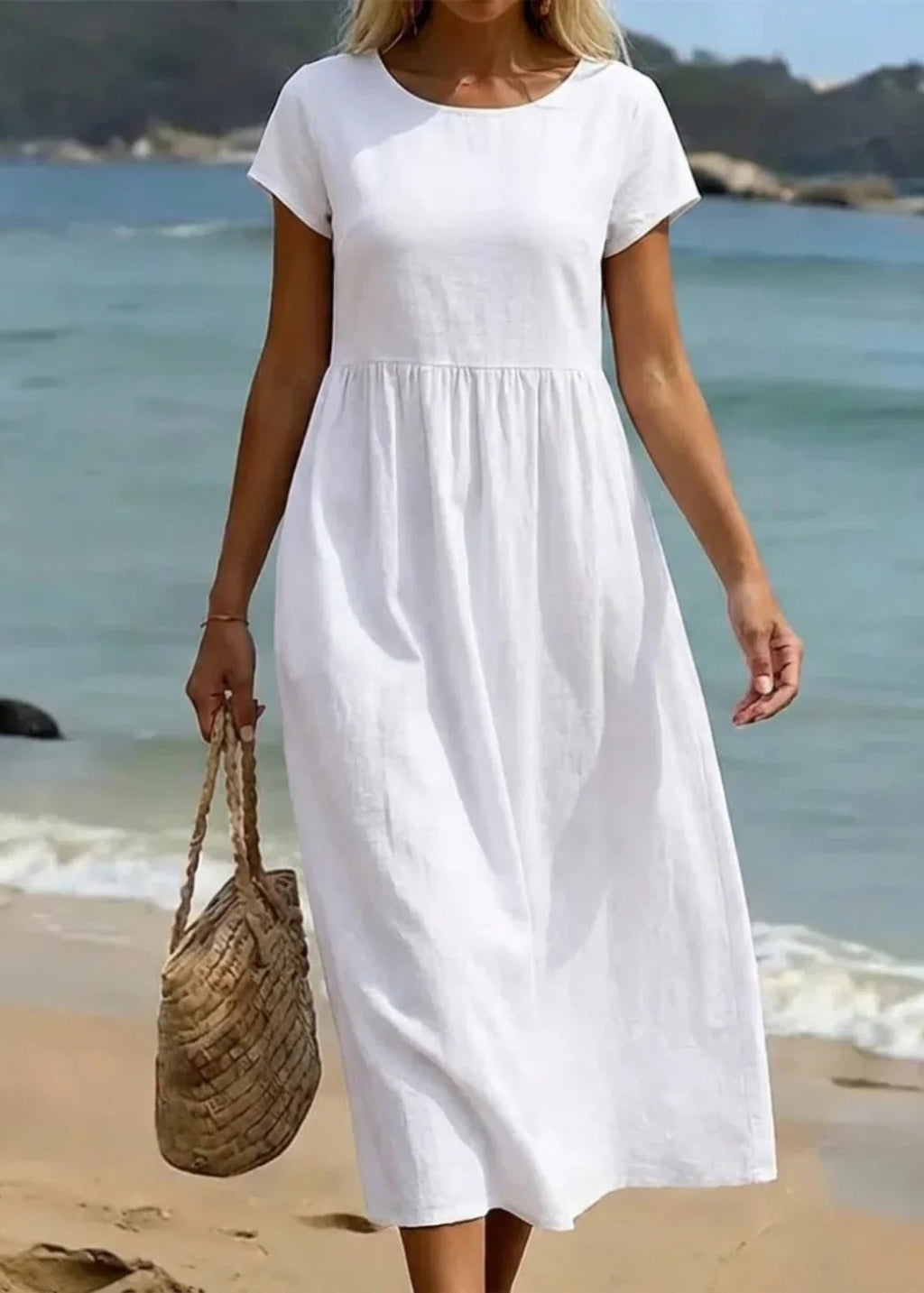 Ursina™ | Fluid Midi Dress