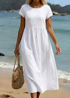 Ursina™ | Fluid Midi Dress