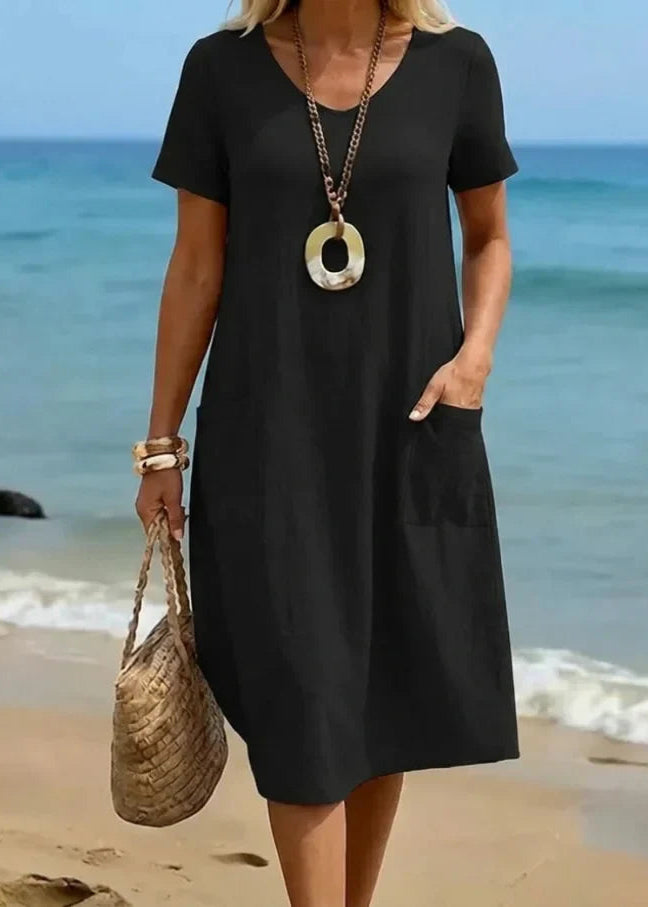 Oriane™ | Fluid Casual Maxi Dress